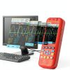 BSIDE 2 Channels Handheld Oscilloscope Multimeter, 50MHz Bandwidth with 3.98" TFT LCD, 20000 Counts Rechargeable DDS Generator, Measure Flexible AC Clamp, Temp Amp Cap Diode Voltage for Electronic DIY-7