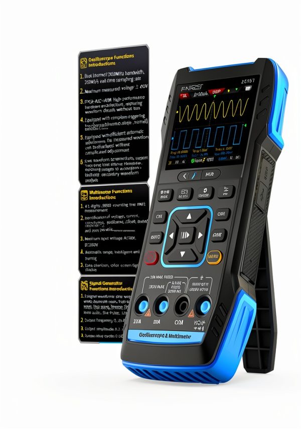 FNIRSI 2C53T 3in1 Oscilloscope Multimeter DDS Generator 2 P6100 Probes-1