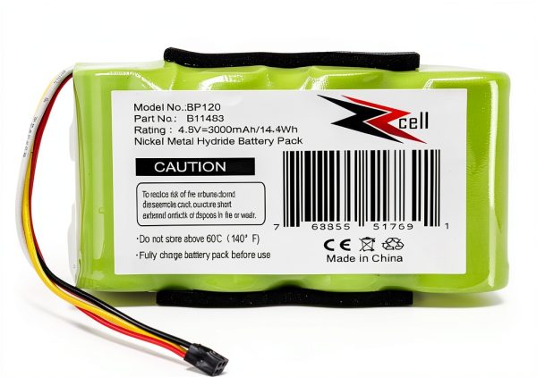 ZZcell Battery Replacement for Fluke BP120MH 4.8V 3000mAh-4