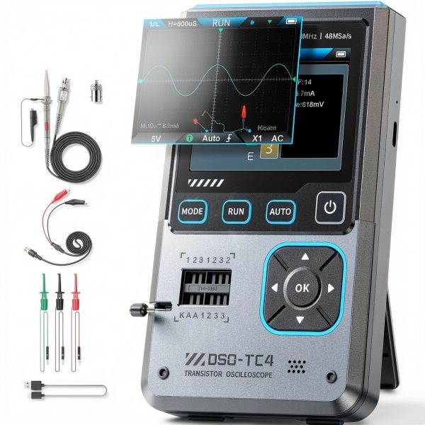 Handheld Oscilloscope FNIRSI DSO‑TC4 10MHz 48MSa/s 3‑in‑1 Tester-0