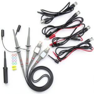 Universal Oscilloscope Probe Kit Digcreat 100MHz 6‑Piece Test Lead Set-0