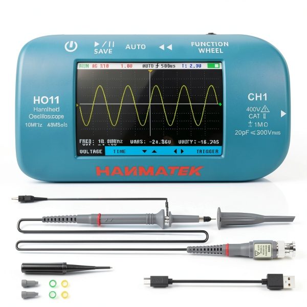 Handheld Digital Oscilloscope HANMATEK HO11 10MHz Bandwidth 2.8" TFT-0