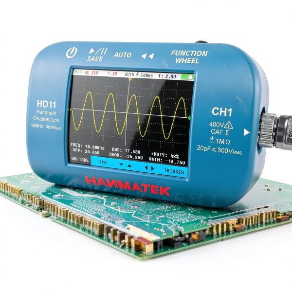 Handheld Digital Oscilloscope HANMATEK HO11 10MHz Bandwidth 2.8" TFT-2