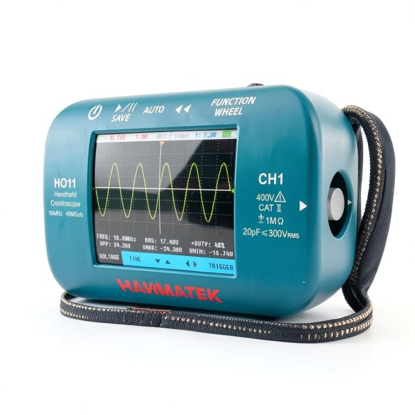 Handheld Digital Oscilloscope HANMATEK HO11 10MHz Bandwidth 2.8" TFT-6