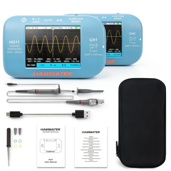 Handheld Digital Oscilloscope HANMATEK HO11 10MHz Bandwidth 2.8" TFT-7