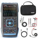 FNIRSI 2C53T Upgraded Handheld Oscilloscope, 50MHz Bandwidth, 250MS/s Sampling Rate, 20000 Counts, 3IN1 Digital Oscilloscope Multimeter DDS Generator, Voltage, Current, Capacitor, Resistor, Diode Test-0