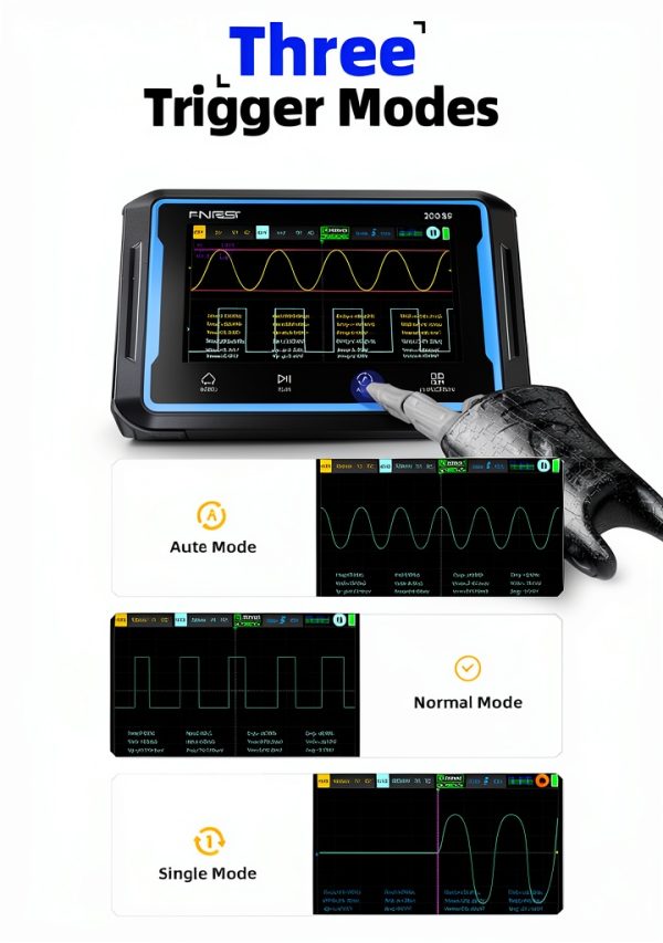 FNIRSI 2C53P 3-in-1 Oscilloscope, Multimeter & Signal Generator Case-4