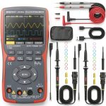 3 in 1 Handheld Oscilloscope Automotive Dual Channel 50MHz with Digital Multimeter and Signal Generator-0