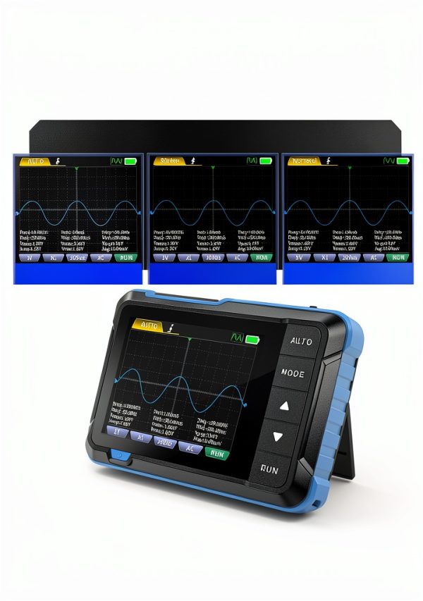 FNIRSI DSO153 2 in 1 Handheld Oscilloscope/DDS Signal Generator, Digital Portable Automotive Oscilloscope with 2.8 inch TFT, 1MHz Bandwidth, 5MS/s Sampling Rate, Trigger Function Auto/Nomal/Single-4