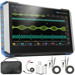 FNIRSI DPOS350P 4-in-1 Tablet Oscilloscope 350MHz, Spectrum Analyzer 200KHz - 350MHz, Frequency Response Analyzer DDS Generator, 2CH Handheld Oscilloscope 1 GSa/s, 7" Touch Screen Digital Phosphor-0